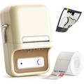 Niimbot B21 Pro Impresora de etiquetas inteligente - 300DPI - Beige