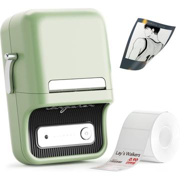 Niimbot B21 Pro Impresora de etiquetas inteligente - 300DPI - Verde