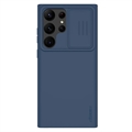 Carcasa de Silicona Nillkin CamShield Silky para Samsung Galaxy S23 Ultra 5G - Azul