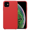 Carcasa de Silicona Líquido Nillkin Flex Pure para iPhone 11 - Rojo