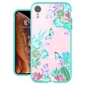 Nillkin Floral iPhone XR Hybrid Case - Colorful Flowers