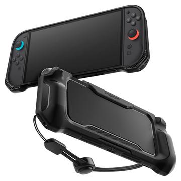 Funda de TPU Spigen Rugged Armor para Nintendo Switch 2 - Negro mate