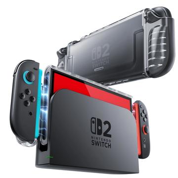Funda de cristal Supcase para Nintendo Switch 2 - Transparente escarchado