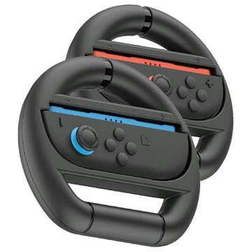 Nintendo Switch 2 iPega PG-SW2054 Joy-Con Racing Volante Grip - 2 Pcs. - Negro