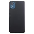 Carcasa de TPU Anti-Huellas Dactilares Mate para Nokia C02 - Negro