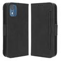 Funda Estilo Cartera Cardholder Serie para Nokia C02 - Negro