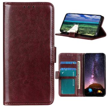 Funda con Cierre Magnético para Nokia C31 - Estilo Cartera - Marrón