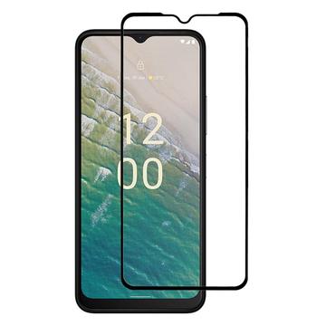 Protector de Pantalla de Cristal Templado - 9H para Nokia C32 - Borde Negro