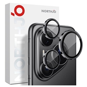 Huawei Pura 80 Pro/80 Pro+ Northjo Juego de protectores de lente de cámara - Negro