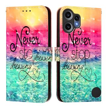 Funda Cartera Wonder Series para Nothing CMF Phone 2 Pro - Nunca dejes de soñar