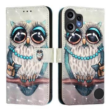 Funda Cartera Wonder Series para Nothing CMF Phone 2 Pro - Búho