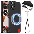 Funda de Silicona Líquida para Nothing CMF Phone 2 Pro - Compatible con MagSafe - Negro