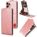 Funda abatible vertical con soporte Nothing CMF Phone 2 Pro - Oro rosa