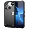 Carcasa de TPU Brushed para Nothing Phone (3) - Fibra de Carbono