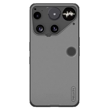Carcasa Híbrida Nillkin Super Frosted Shield Pro para Nothing Phone (3) - Negro translúcido