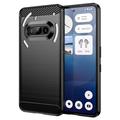 Carcasa de TPU Brushed para Nothing Phone (3a) - Fibra de Carbono