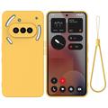 Nothing Phone (3a) Funda de silicona líquida con correa de mano