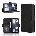 Funda tipo billetera con tarjetero para Nothing Phone (3a) Pro - Negra