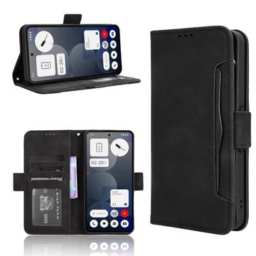 Funda tipo billetera con tarjetero para Nothing Phone (3a) Pro - Negra