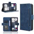 Funda tipo billetera con tarjetero para Nothing Phone (3a) Pro - Azul