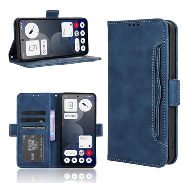 Funda tipo billetera con tarjetero para Nothing Phone (3a) Pro - Azul