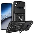 Funda híbrida con anillo giratorio y protector de cámara para Nothing Phone (3a)
