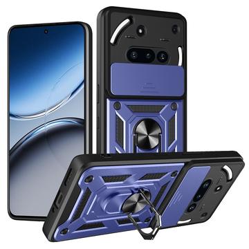 Funda híbrida con anillo giratorio y protector de cámara para Nothing Phone (3a)