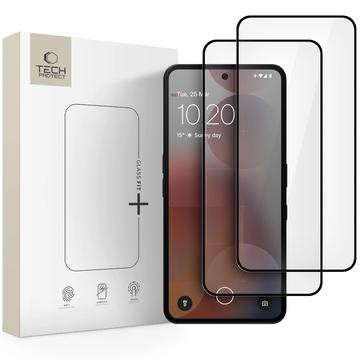 Protector de pantalla de vidrio templado Nothing Phone (3a)/(3a) Pro Tech-Protect Glass Fit+ - 2 uds. - Negro