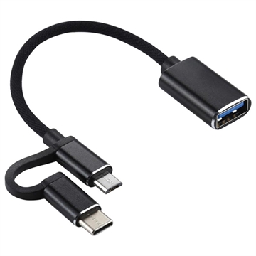 Adaptador USB 3.1 Typo-A / Typo-C Angelbird - Negro