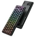 ONIKUMA G67 Teclado mecánico con cable y eje magnético con luz RGB - Negro / Colores Vivos