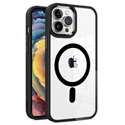 Funda Híbrida Okkes MagSafe para iPhone 15 Pro - Negro