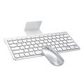Omoton KB088/BM001 Combo de ratón y teclado inalámbricos para iPad/iPhone - Plata