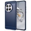 Carcasa de TPU Brushed para OnePlus 12 - Fibra de Carbono