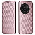 Funda con Tapa para OnePlus 12 - Fibra de Carbon