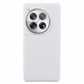 Carcasa de Plástico Engomado para OnePlus 12 - Blanco