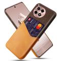 Carcasa con Ranura para Tarjeta KSQ para OnePlus 12R/Ace 3 - Naranja