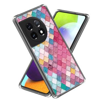 Carcasa de TPU Stylish Ultra Fina para OnePlus 12R/Ace 3 - Rombo Arcoiris