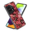 Carcasa de TPU Stylish Ultra Fina para OnePlus 12R/Ace 3 - Flores Rojas