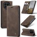 Funda Caseme Serie 013 para OnePlus 13 - Estilo Cartera - Café