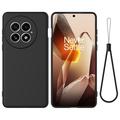OnePlus 13 Funda de silicona líquida con correa de mano