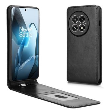 Funda con Tapa Vertical para OnePlus 13 - Negro