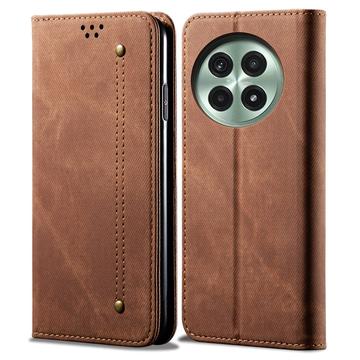 Funda Retro con Cierre Magnético para OnePlus 13 - Estilo Cartera - Marrón