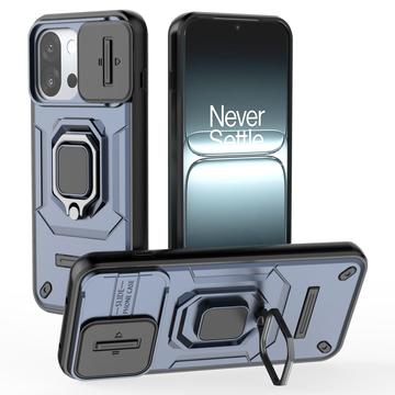 Funda híbrida con anillo giratorio y protector de cámara para OnePlus 13T