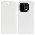 Funda con Tapa Vertical para OnePlus 15 - Blanco