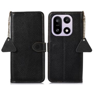 Funda de piel OnePlus 15 Wallet con RFID - Negro