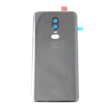 Carcasa Trasera para OnePlus 6 - Negro - efecto espejo