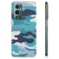 Funda de TPU para OnePlus 9 Pro - Camuflaje Azul