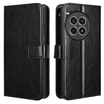 Funda de cartera con cierre magnético para OnePlus Ace 3 Pro - Negro
