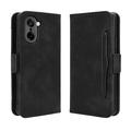 Funda tipo billetera con tarjetero para OnePlus Ace 5 Racing/Nord CE5 - Negra