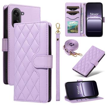 Funda acolchada de lujo para OnePlus Ace 5 Racing/Nord CE5 - Estilo Cartera